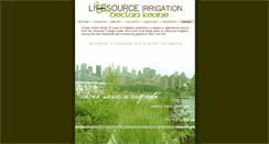 Desktop Screenshot of lifesourceirrigation.com