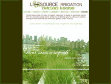 Tablet Screenshot of lifesourceirrigation.com
